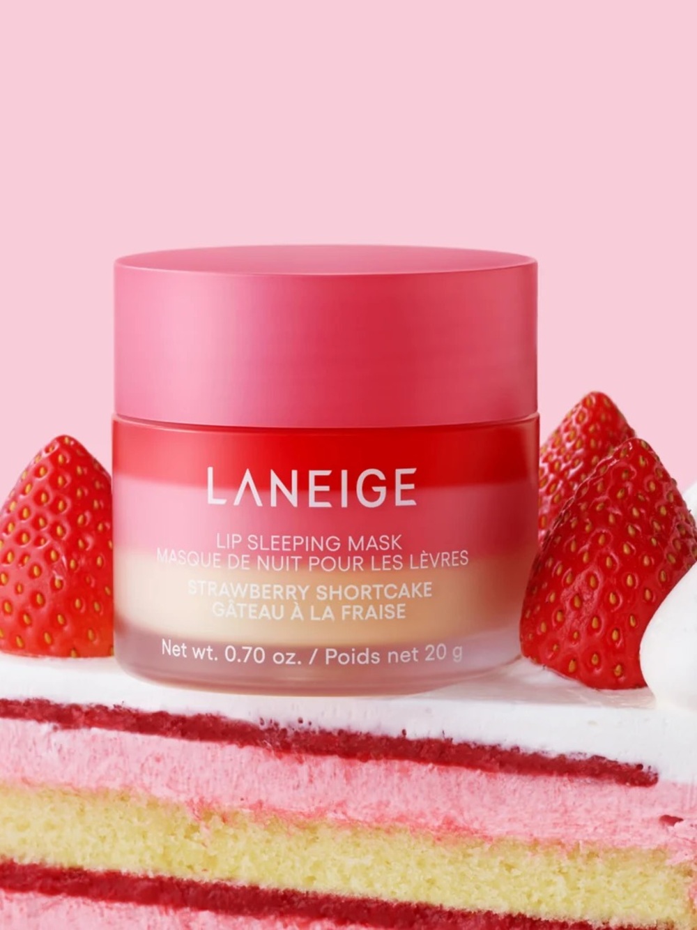LANEIGE Lip Sleeping Mask - Strawberry Shortcake Edition - BRAND New NO Box!